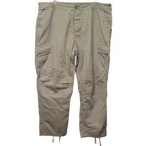 Rothco Battle Men Vintage XL Paratrooper Khaki‎ Military Cargo Pant Y2K Gorpcore